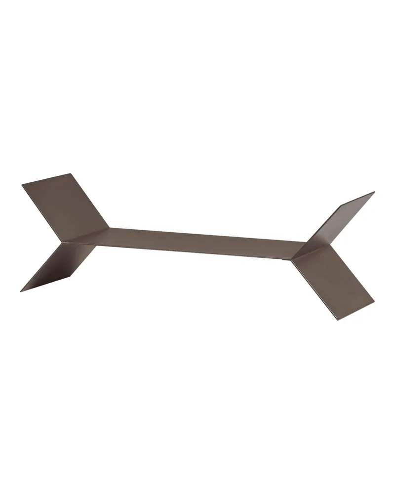 Lorin Wandregal-Set aus Metall, Mokkabraun, Ansicht 3