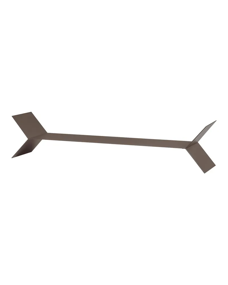 Lorin Wandregal-Set aus Metall, Mokkabraun, Ansicht 4