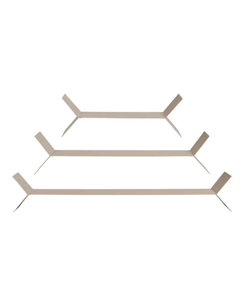 Lorin Wandregal-Set aus Metall, Sand, Ansicht 2