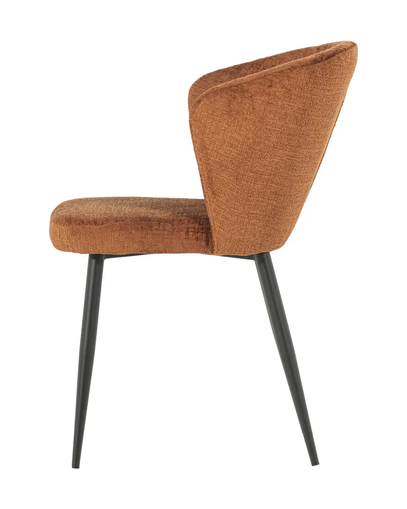 Luse Esszimmerstuhl im 2er-Set, Orange, Ansicht 4