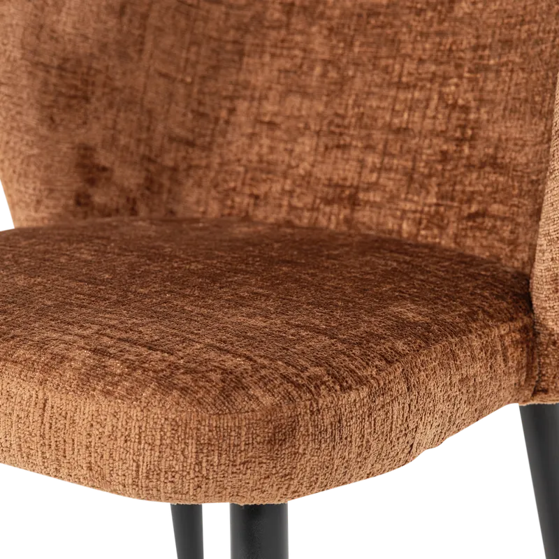 Luse Esszimmerstuhl im 2er-Set, Orange, Detail, Ansicht 1