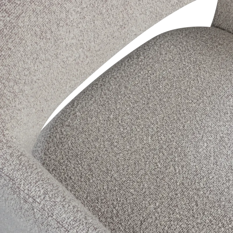 Lyric Esszimmerstuhl mit Rollen, Grau, Detail, Ansicht 2