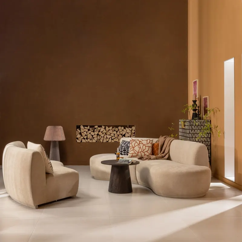 Maan Couchtisch, Dunkelbraun, im Wohnraum, Ansicht 2