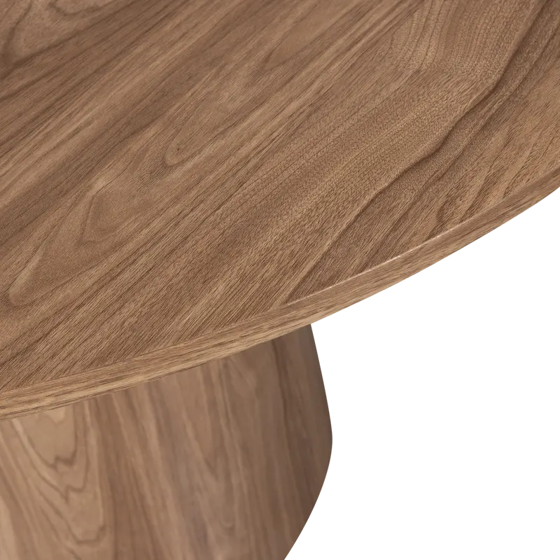 Maan Esstisch, rund, Ø 120 cm, Walnuss, Detail, Ansicht 1