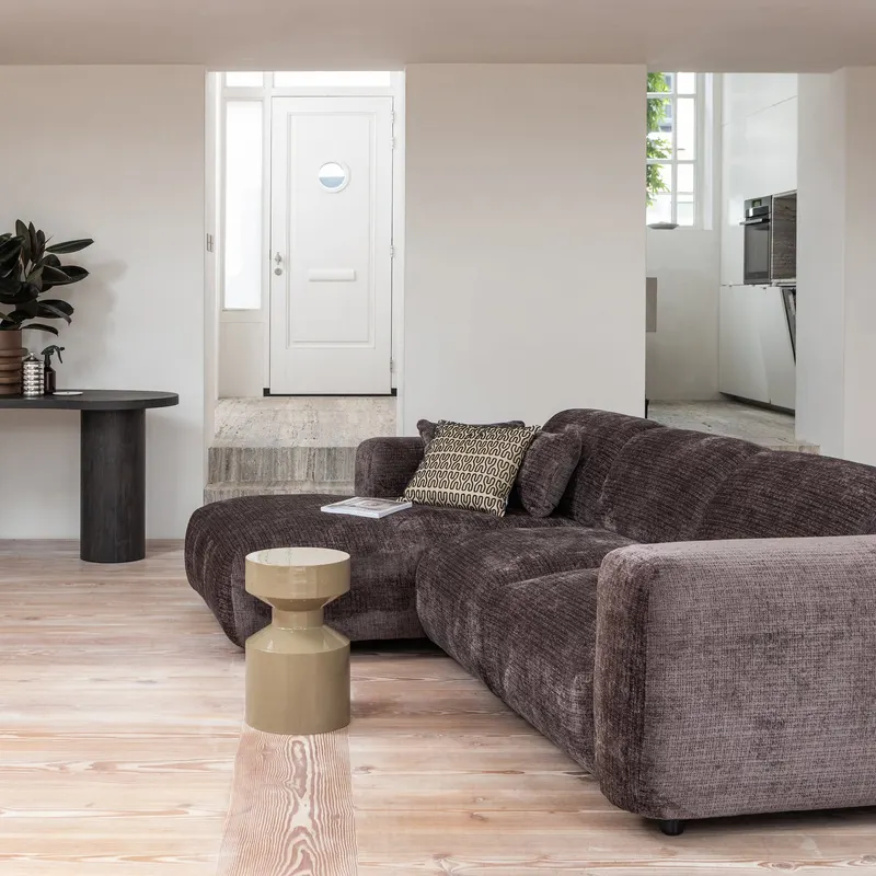 Maan Schreibtisch, Dunkelbraun, im Wohnraum, Ansicht 2