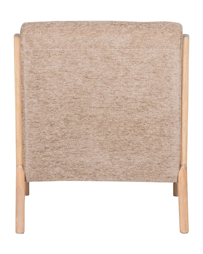 Mark Sessel mit Chenillebezug in Sand, Ansicht 4