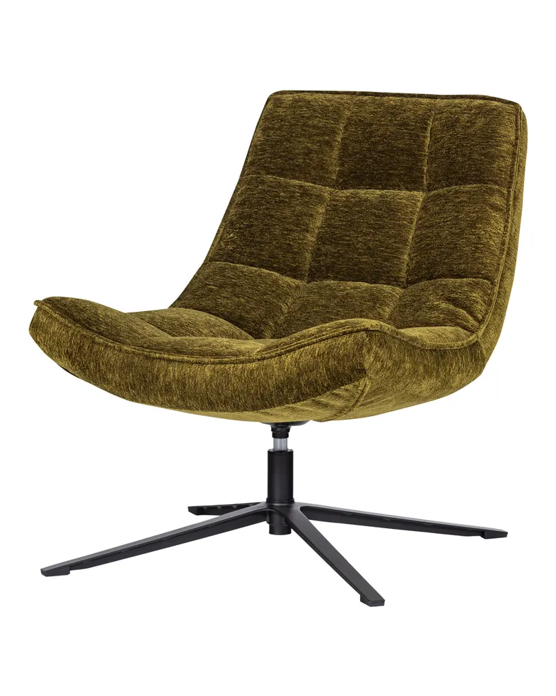 Maudi Drehsessel, Grün, Chenille, Ansicht 1
