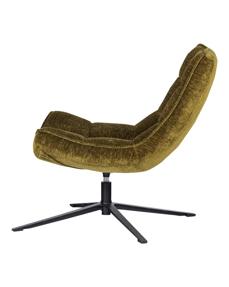 Maudi Drehsessel, Grün, Chenille, Ansicht 3