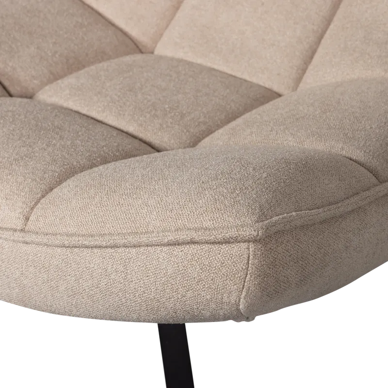 Maudi Drehsessel, Natur, Polyester, Detail, Ansicht 2