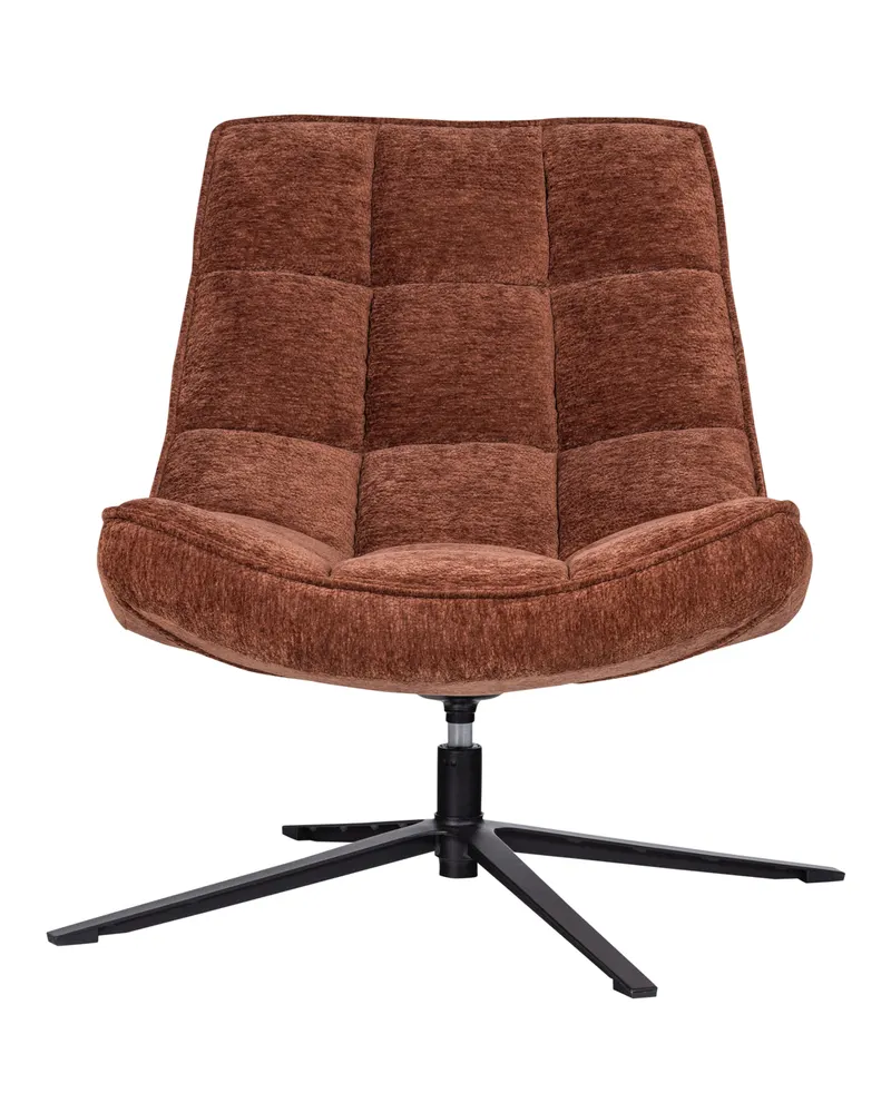 Maudi Drehsessel, Braun, Chenille, Ansicht 2