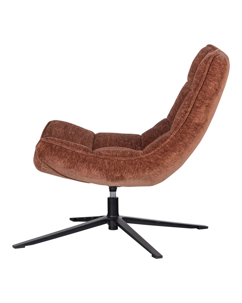 Maudi Drehsessel, Braun, Chenille, Ansicht 3