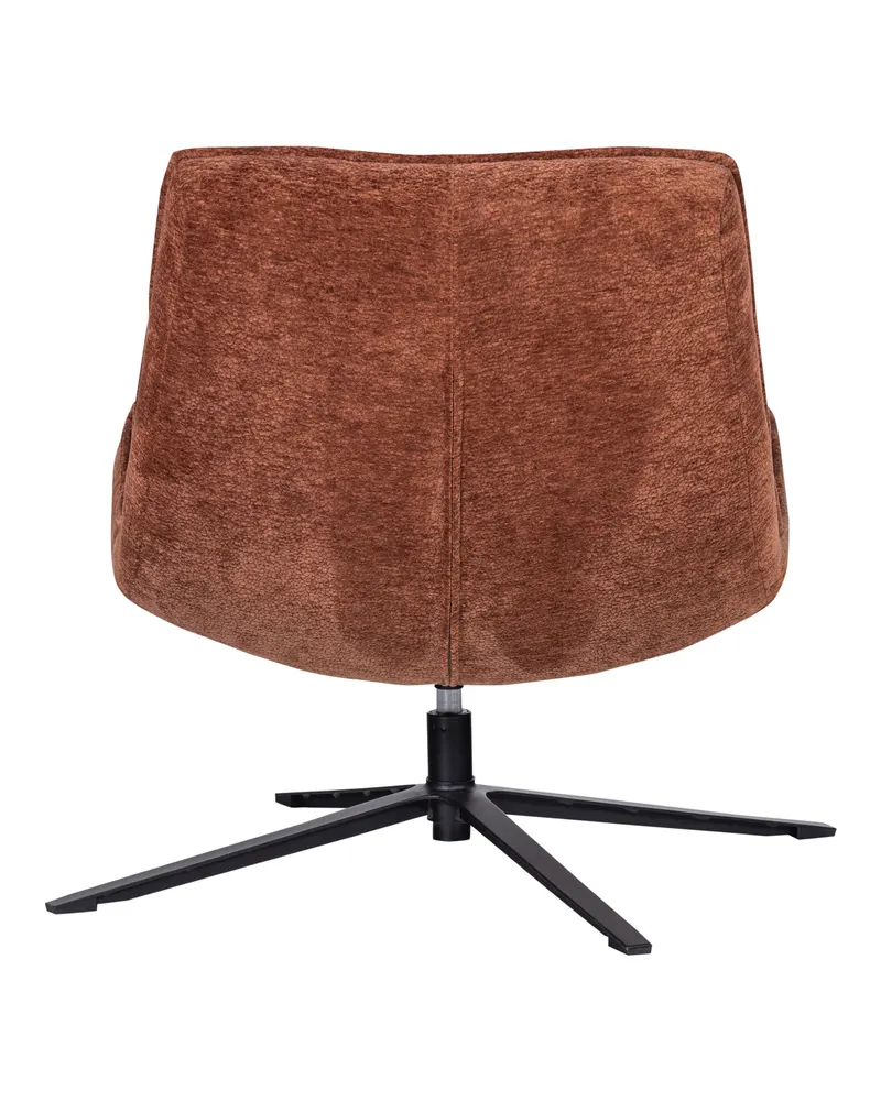 Maudi Drehsessel, Braun, Chenille, Ansicht 4