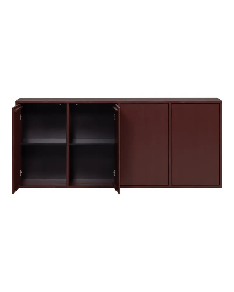 Merel Sideboard Burgunderrot, Ansicht 3