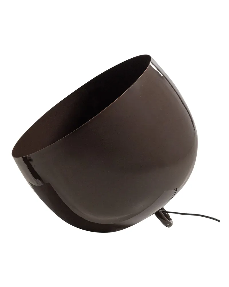 Mero Tischlampe aus Metall, Dunkelbraun, Ansicht 3