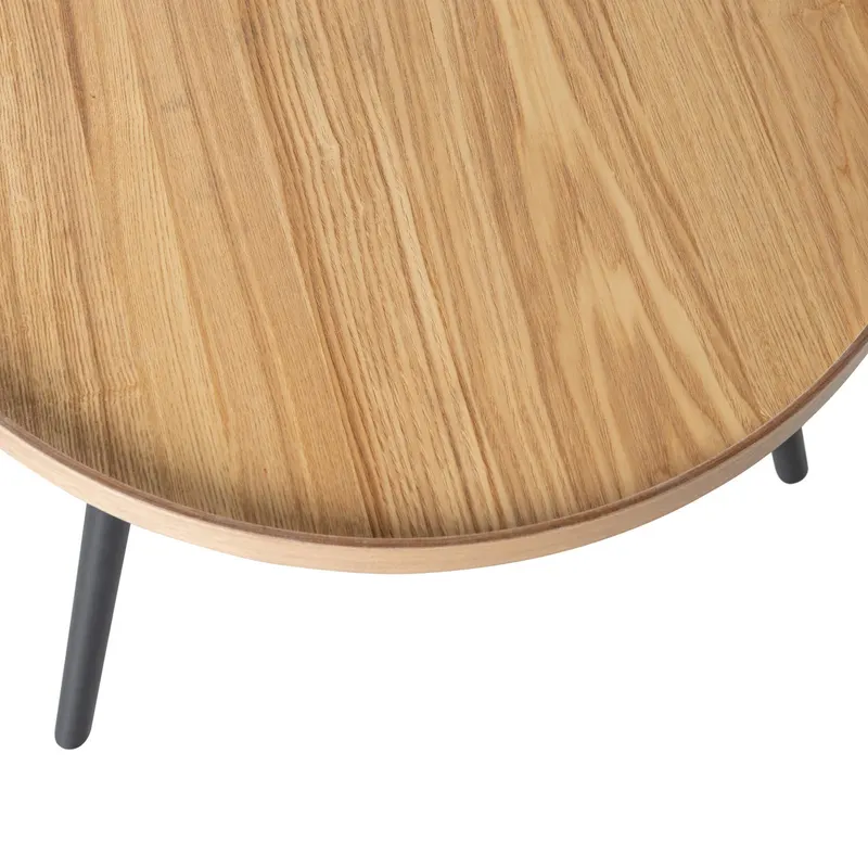Mesa Beistelltisch mit 60 cm Durchmesser, Natur, Detail