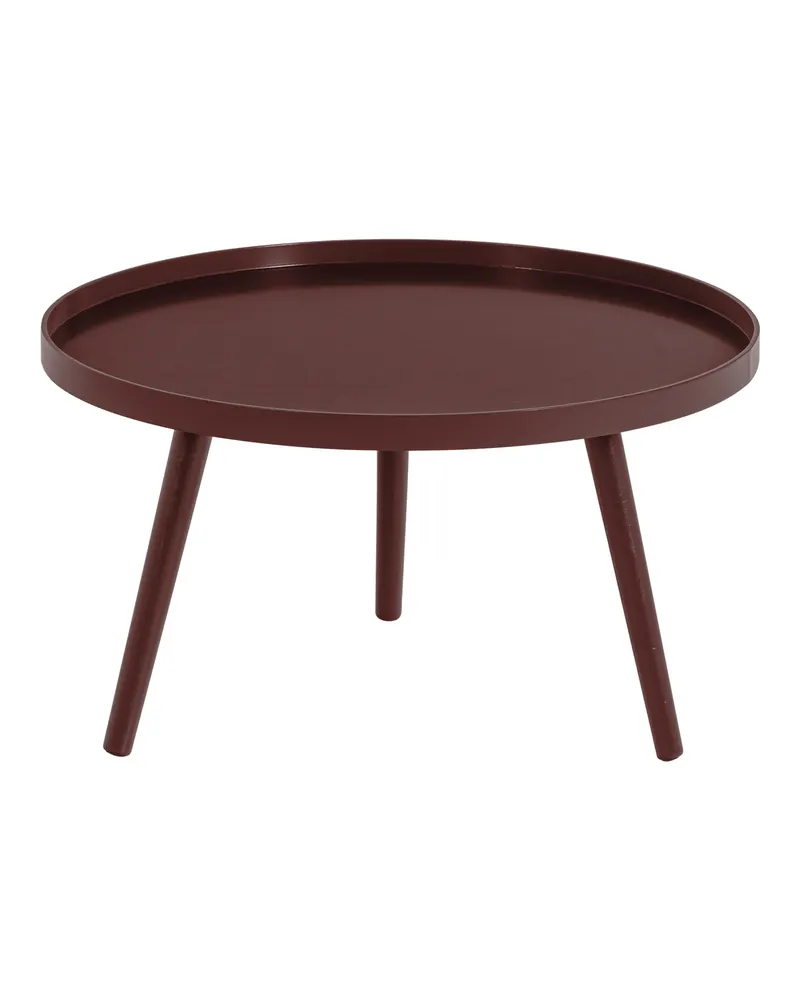 Mesa Beistelltisch mit 60 cm Durchmesser, Burgunderrot, Ansicht 2