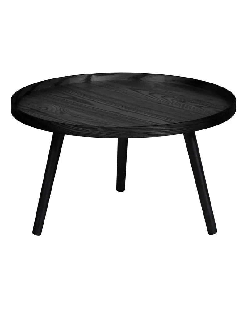 Mesa Beistelltisch mit 60 cm Durchmesser, Schwarz, Ansicht 1