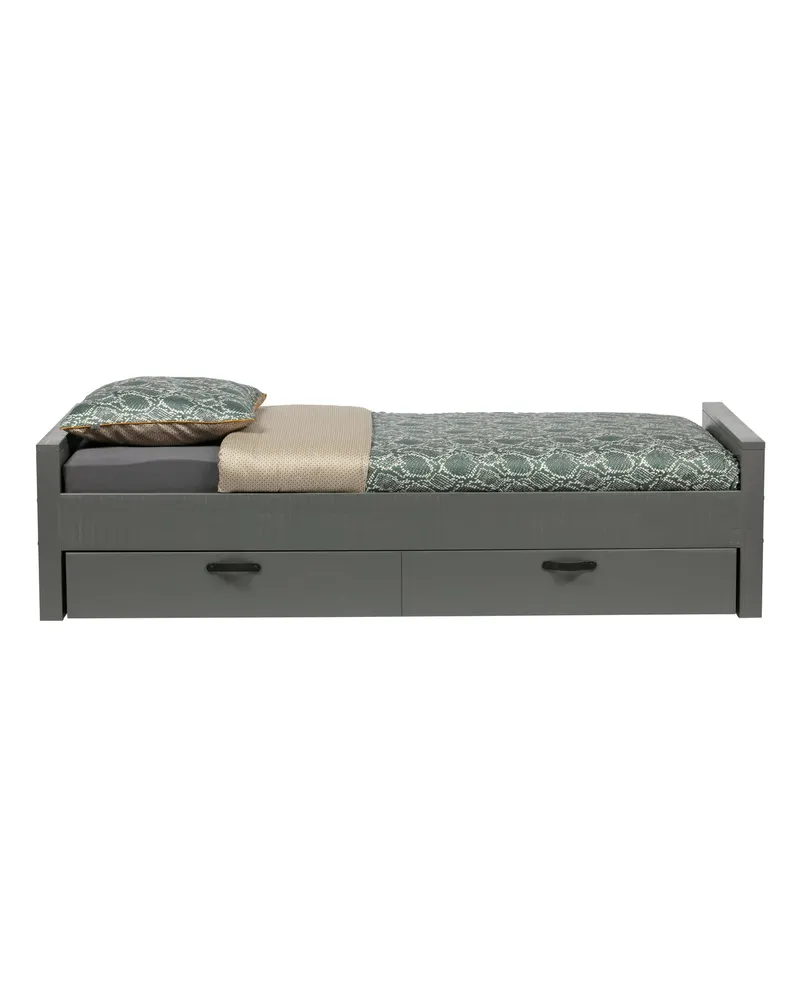 Morris Bett aus Kiefer, Lehm, Ansicht 3