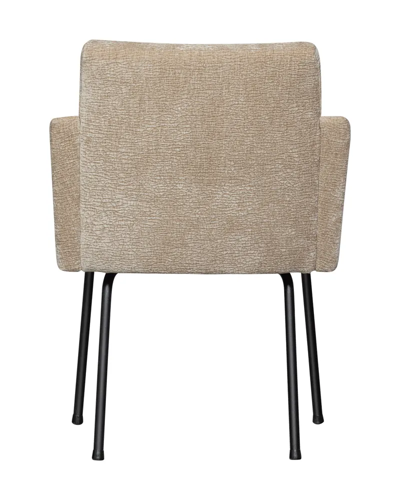 Mount Esszimmerstuhl mit Armlehnen, Sand, Chenille, Ansicht 4