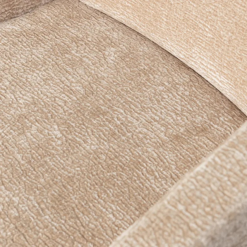 Mount Esszimmerstuhl mit Armlehnen, Sand, Chenille, Detail, Ansicht 1