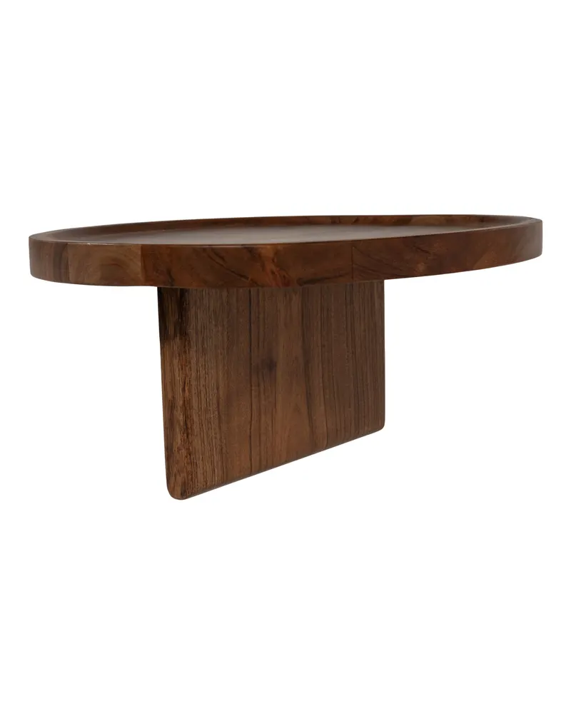 Naro Serviertablett aus Mangoholz, Braun, Ansicht 3