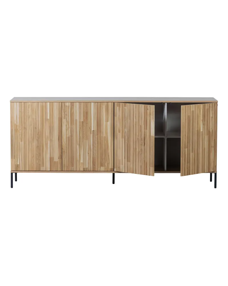 New Gravure Sideboard mit vier Relieftüren, Natur, Ansicht 4