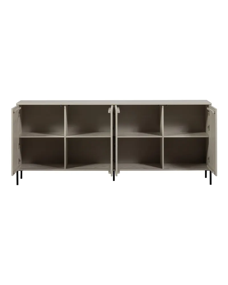 New Gravure Sideboard mit vier Relieftüren, Dust, Ansicht 4