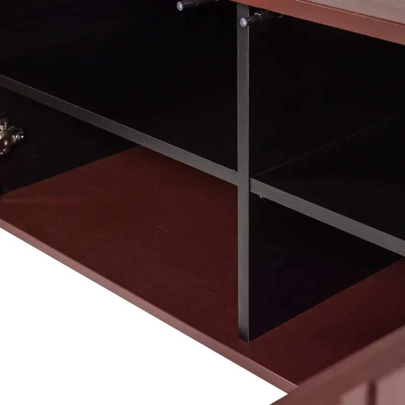 New Gravure TV-Möbel, Burgunderrot, Detail, Ansicht 2
