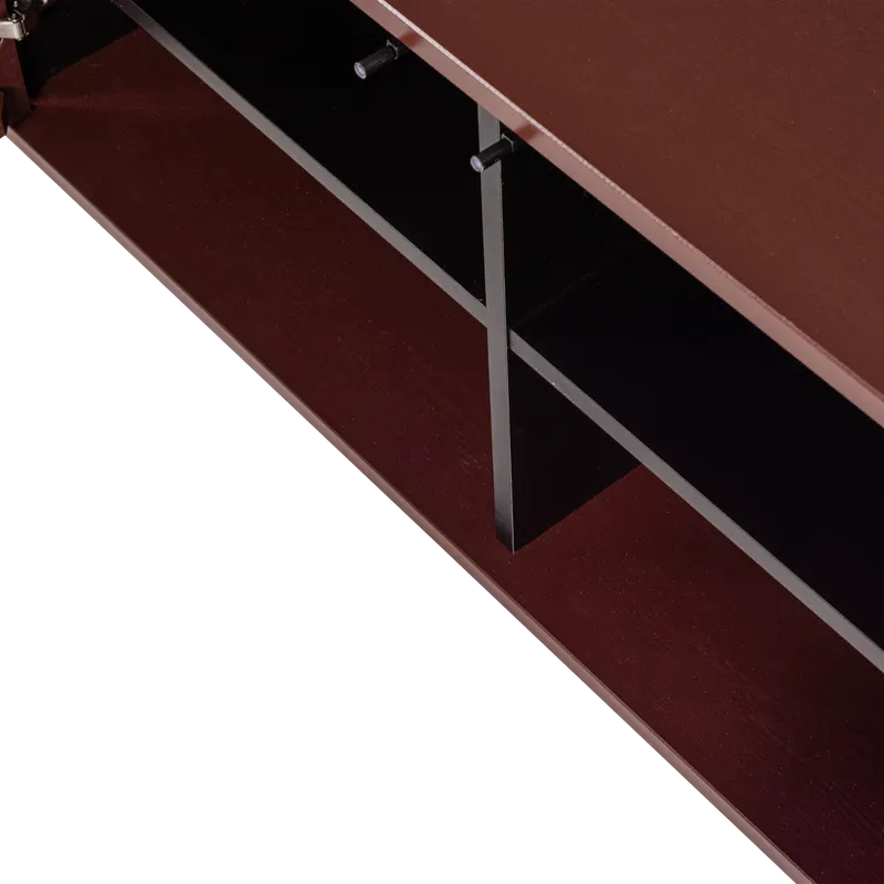 New Gravure TV-Möbel, Burgunderrot, Detail, Ansicht 1