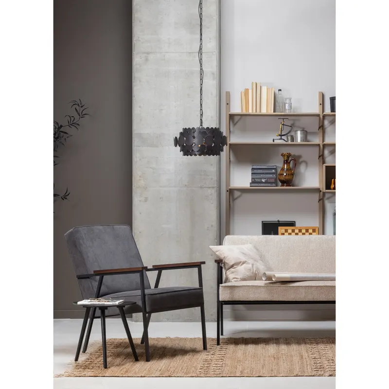 Nila Beistelltisch-Set, Schwarz, im Wohnraum, Ansicht 2