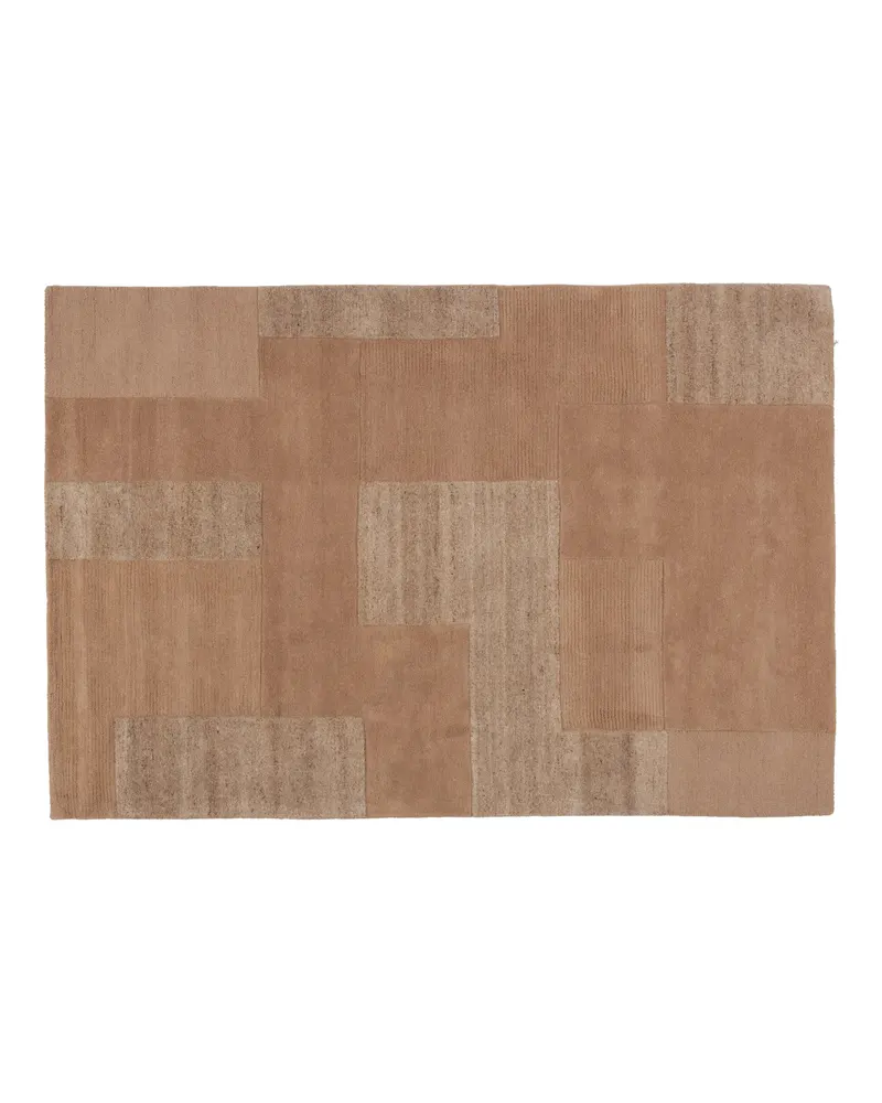 Noven Teppich, handgewebt, Sand, 170 x 240 cm