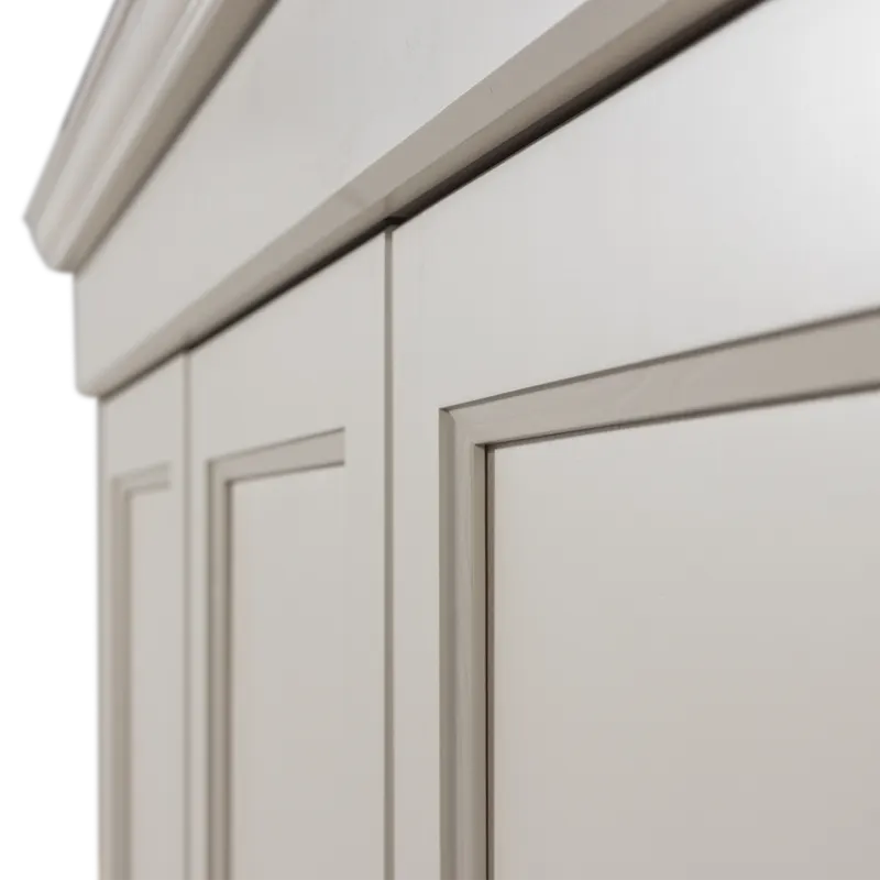 Olivia Kleiderschrank mit Hänge- und Legeteil, Dust, Detail, Ansicht 1