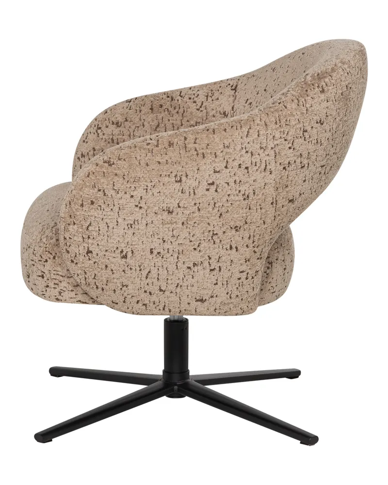 Pico Drehsessel mit Samtbezug, Sand, Ansicht 3