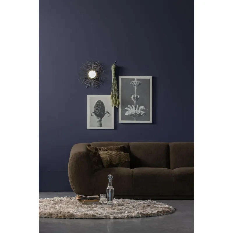Praline Teppich rund 200 cm, im Wohnraum, Ansicht 2