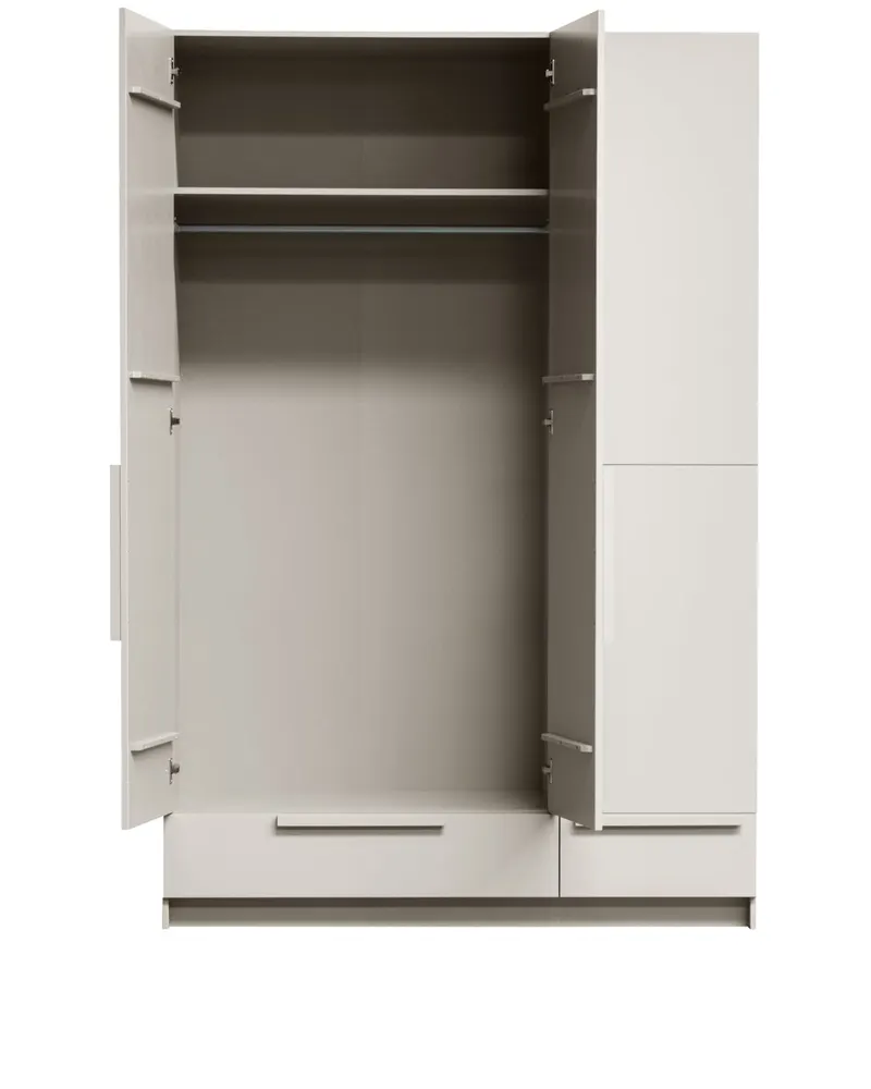 Pure Kleiderschrank aus Kiefer, Dust, Ansicht 4