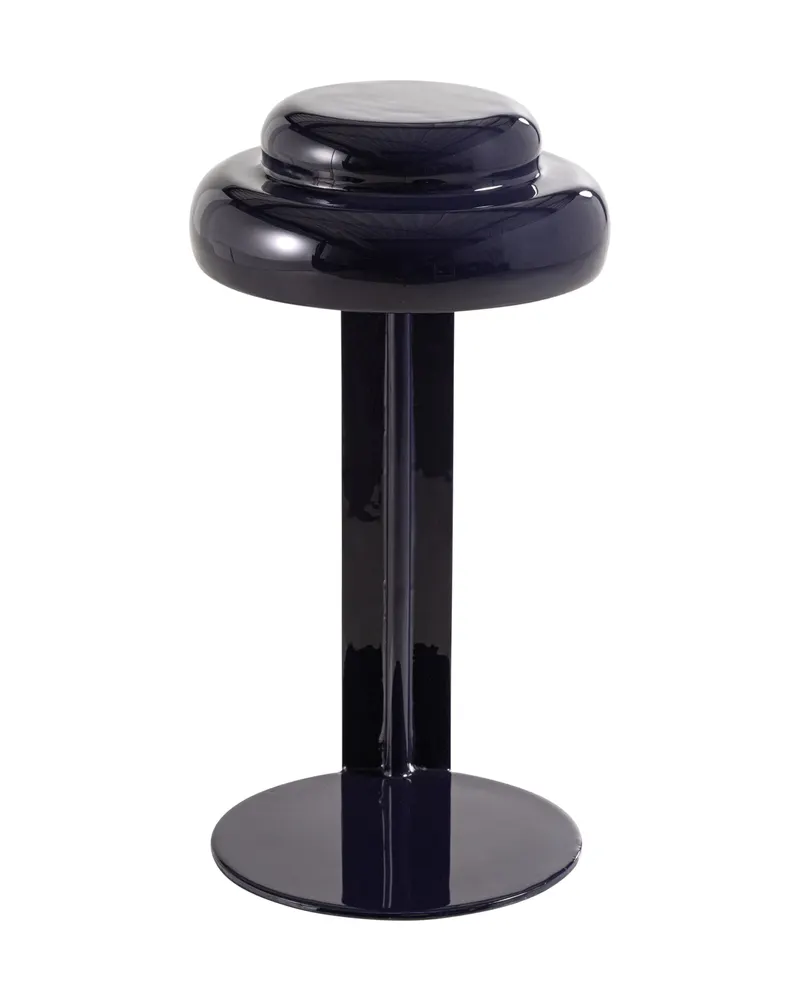 Rassy Tischlampe aus Metall, Dunkelblau, Ansicht 2