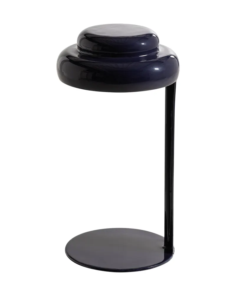 Rassy Tischlampe aus Metall, Dunkelblau, Ansicht 3