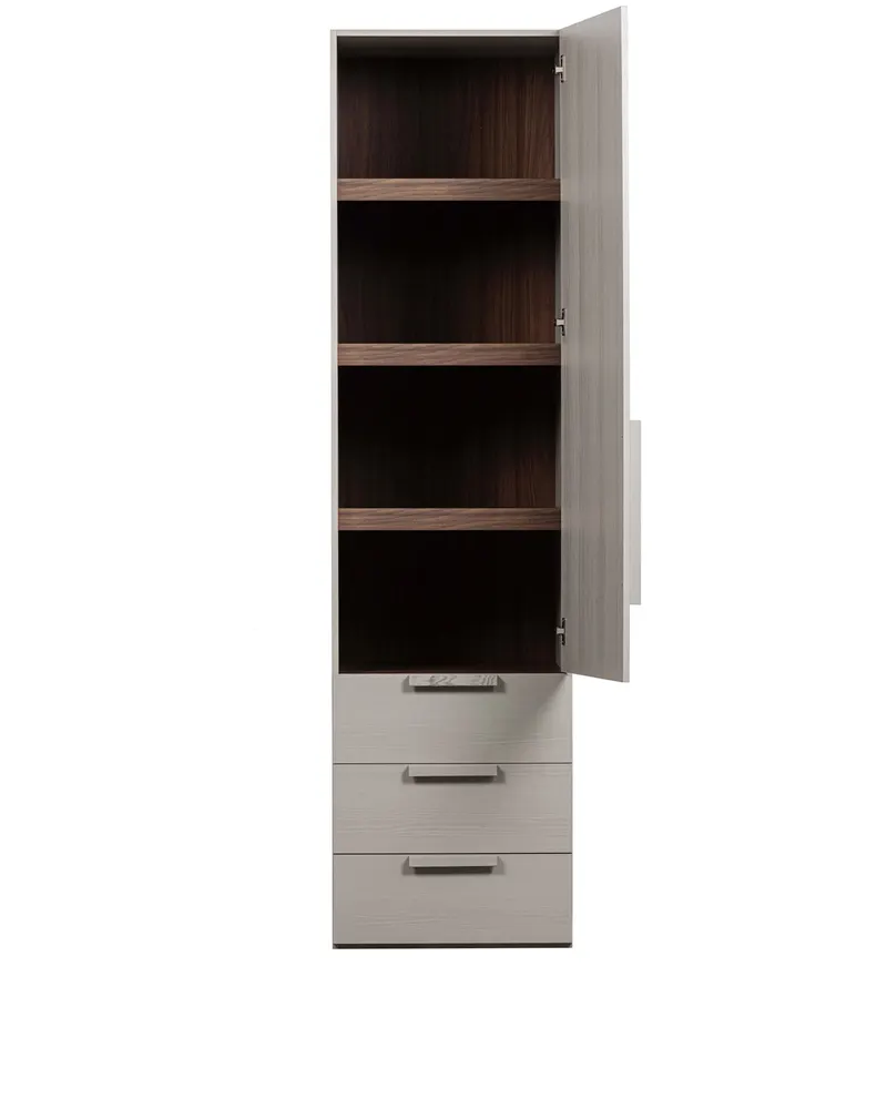 Rens Kleiderschrank mit Tür und 3 Schubladen, Ansicht 4