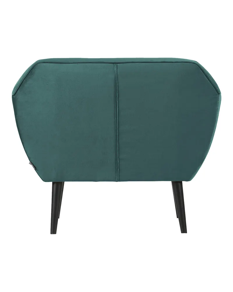 Rocco Sessel mit gepolsterten Armlehnen, Teal, Samt, Ansicht 3