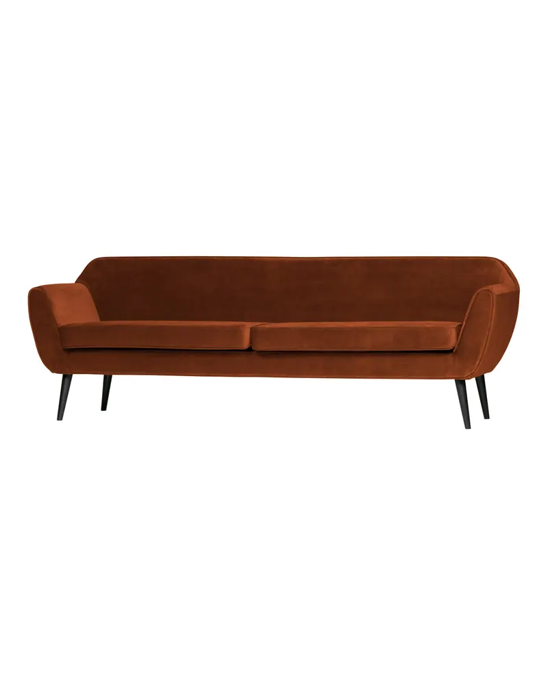 Rocco XL 4-Sitzer-Sofa mit 230 cm Breite, Dunkelbraun