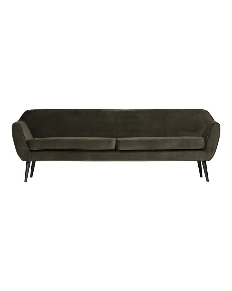 Rocco XL 4-Sitzer-Sofa mit 230 cm Breite, Grün, Samt, Ansicht 2