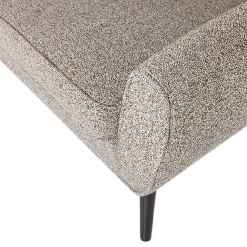 Rocco XL 4-Sitzer-Sofa mit 230 cm Breite, Braun-melange, Webstoff, Detail, Ansicht 1