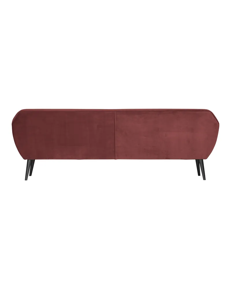 Rocco XL 4-Sitzer-Sofa mit 230 cm Breite, Burgunderrot, Samt, Ansicht 3