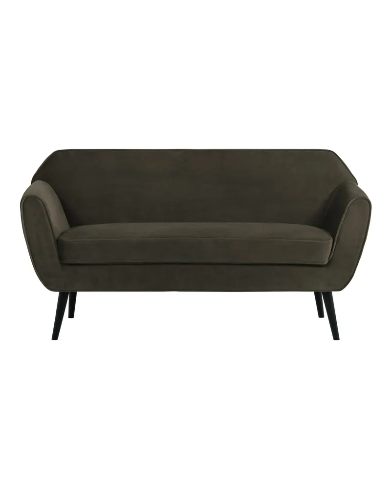 Rocco Sofa, Warmes Grün, Samt, Ansicht 2