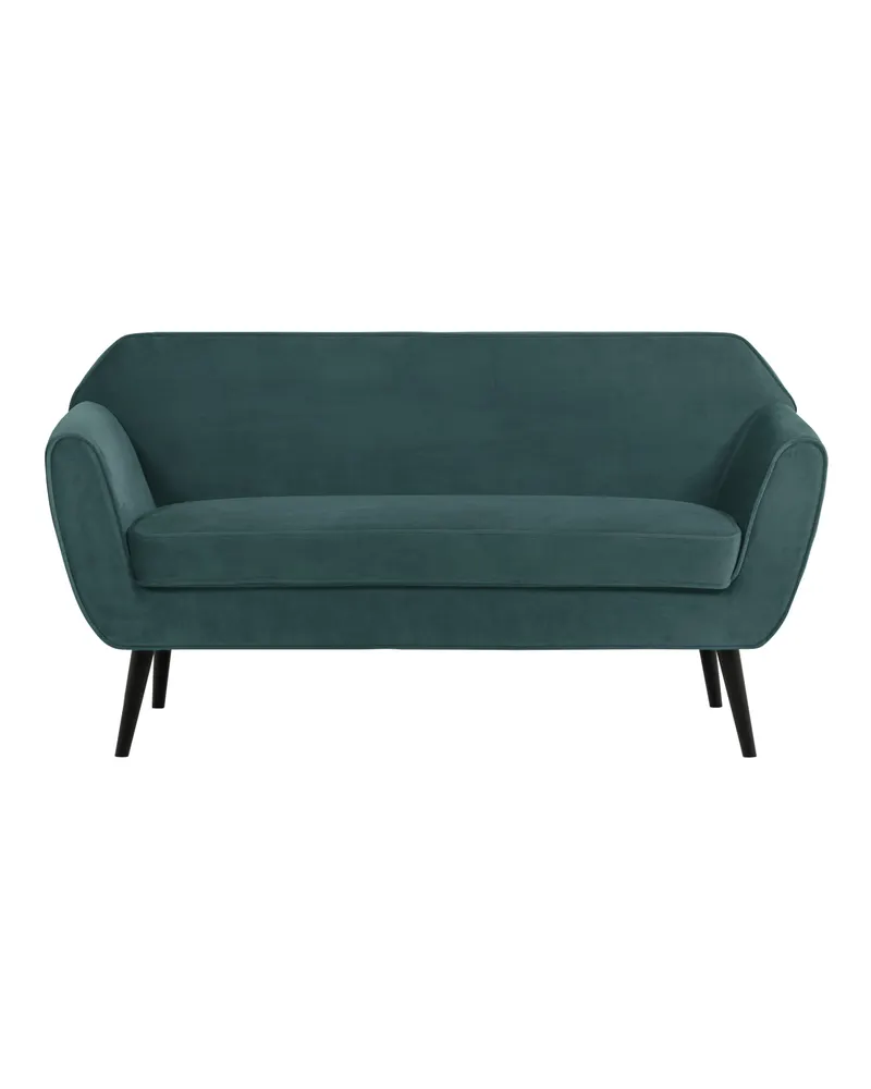 Rocco Sofa, Teal, Samt, Ansicht 2