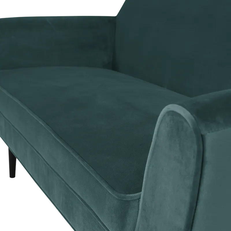 Rocco Sofa, Teal, Samt, Detail, Ansicht 2