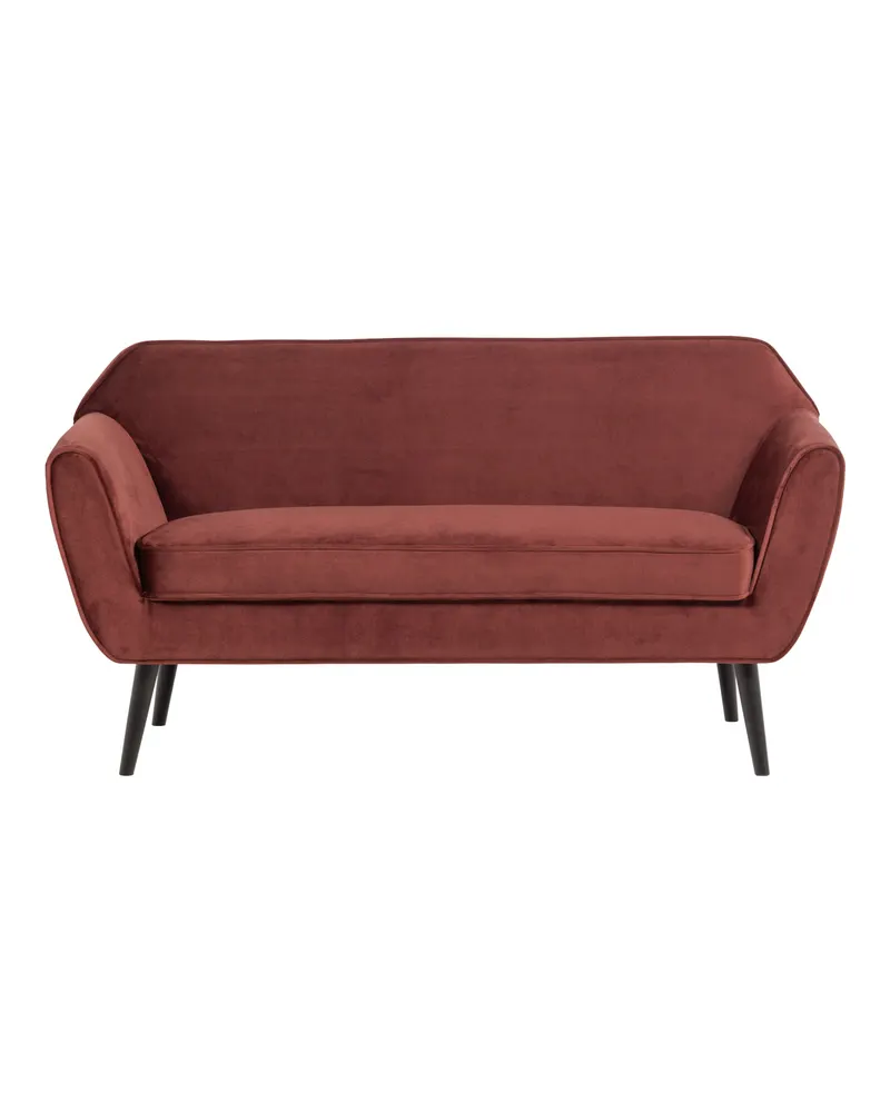 Rocco Sofa, Burgunderrot, Samt, Ansicht 2