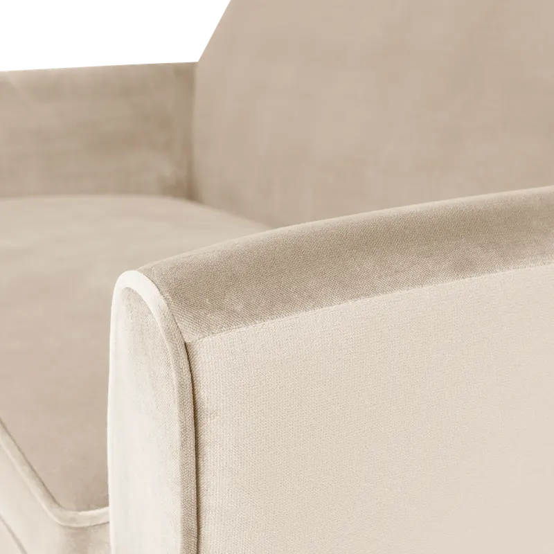 Rocco Sofa, Off white, Samt, Detail, Ansicht 1