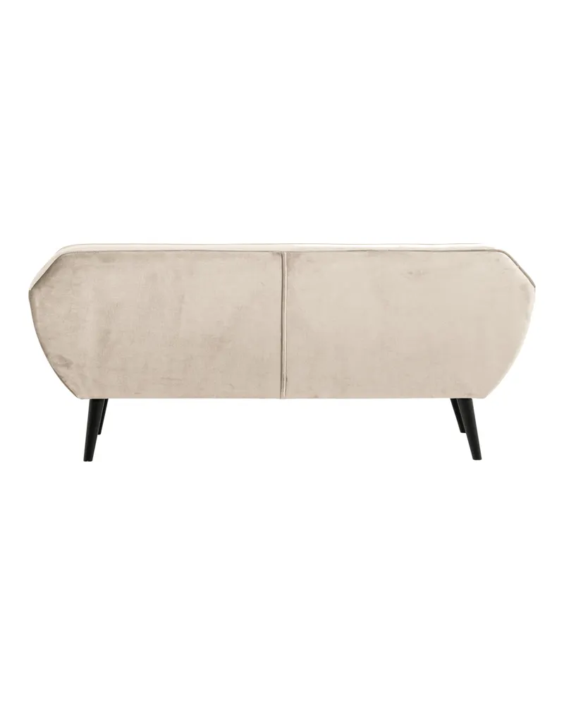 Rocco Sofa mit schmalen Armlehnen, 187 cm, Off white, Samt, Ansicht 3