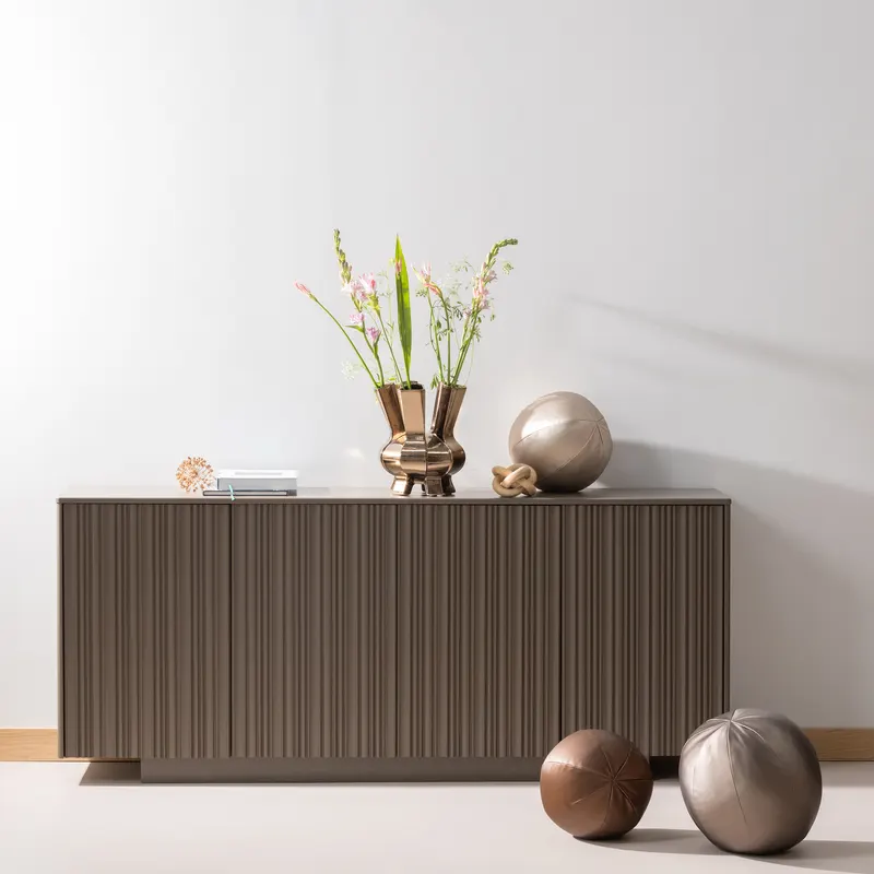 Rodeo Dekokissen, rund, Kupfer, im Wohnraum, Ansicht 1